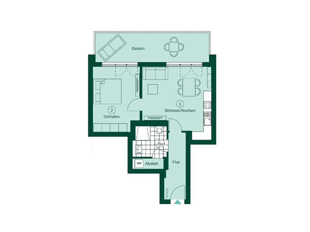 Apartment "Haffblick" - Haffresidenz Garz  Exteriér fotografie